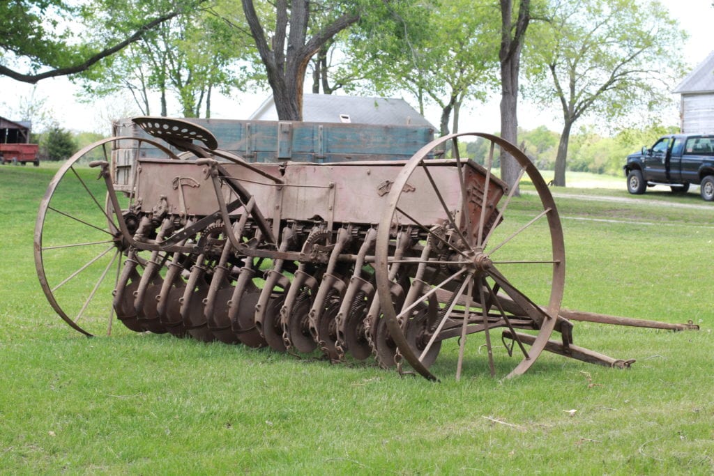 Van Brunt grain drill To Gathman Auction Company